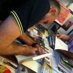 Los autores de Dos Bigotes firman en la FLM: José Luis Serrano