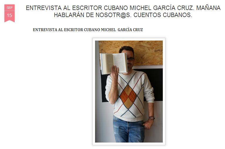 Entrevista a Michel García Cruz